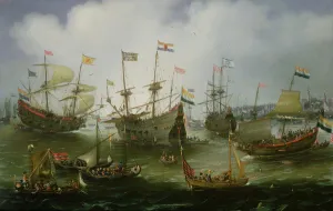 The Return to Amsterdam of the Second Expedition to the East Indies on 19th July 1599 The Return to Amsterdam of the Second Expedition to the East Indies on 19th July 1599