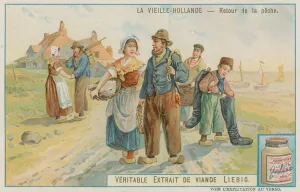 The Return of a Fishing Party in Old Holland (chromolitho) The Return of a Fishing Party in Old Holland (chromolitho)
