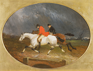 The Return from the Hunt in the Rain (oil on canvas) The Return from the Hunt in the Rain (oil on canvas)