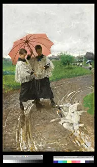 Returning from the festival, 1880 (oil on canvas)