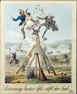 Returning Justice Lifts Aloft Her Scale, published by G Returning Justice Lifts Aloft Her Scale, published by G