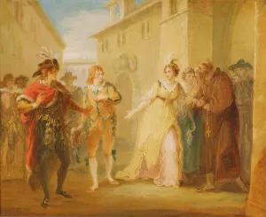 The Revelation of Olivias Betrothal, from Act V, Scene i of Twelfth Night, c The Revelation of Olivias Betrothal, from Act V, Scene i of Twelfth Night, c
