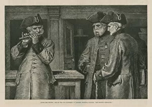 Bandsmen Gallery: After the review (engraving)