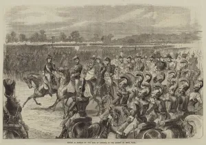 Review in Honour of the King of Sardinia, in the Champs de Mars, Paris (engraving) Review in Honour of the King of Sardinia, in the Champs de Mars, Paris (engraving)
