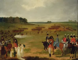 A Review of the London Volunteer Cavalry and Flying Artillery in Hyde Park in 1804, c A Review of the London Volunteer Cavalry and Flying Artillery in Hyde Park in 1804, c