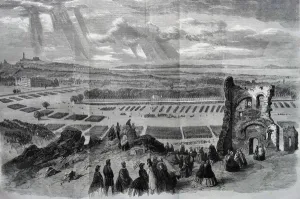 The review by her Majesty of Rifle Volunteers, 1860 The review by her Majesty of Rifle Volunteers, 1860