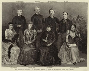 Actors and Actresses Collection: The Revival of 'Diplomacy'at the Garrick Theatre, a Group of the Principal Actors and Actresses