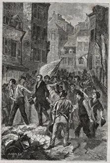 Revolt des canuts a Lyon en 1831 - Louis Bouvier-Dumolart (Dumolard) (Bouvier Dumolart Revolt des canuts a Lyon en 1831 - Louis Bouvier-Dumolart (Dumolard) (Bouvier Dumolart