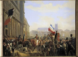 Revolution of July 1830: Louis Philippe, Duke of Orleans (who became King of France Louis Philippe 1er) (1773-1850)