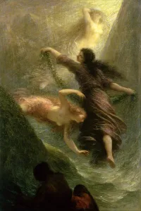 Rheingold, first scene, 1888 (oil on canvas) Rheingold, first scene, 1888 (oil on canvas)