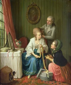 The Ribbon Seller (oil on canvas) The Ribbon Seller (oil on canvas)