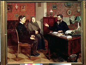 At the Rich Relative, 1891 (oil on canvas)