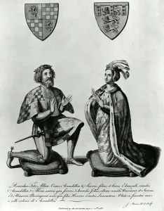 Richard Fitzalan, 3rd (10th) Earl of Arundel (c.1307-76) and Eleanor Countess of Arundel Richard Fitzalan, 3rd (10th) Earl of Arundel (c.1307-76) and Eleanor Countess of Arundel