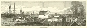 Richmond, from Gamble's Hill, April 1865 (engraving) Richmond, from Gamble's Hill, April 1865 (engraving)