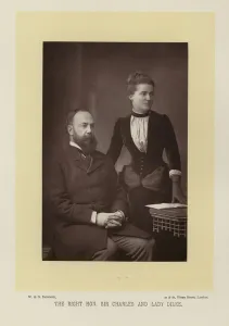 The Right Hon. Sir Charles and Lady Dilke (b/w photo) The Right Hon. Sir Charles and Lady Dilke (b/w photo)