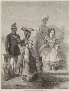 Rio Janeiro Costumes on a Fete Day (engraving) Rio Janeiro Costumes on a Fete Day (engraving)