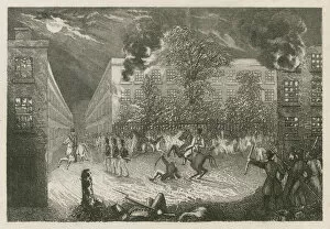Agitation Gallery: The riots at Bristol, 1831 (engraving)