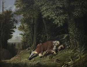Rip Van Winkle Asleep, 1879-80 (oil on canas) Rip Van Winkle Asleep, 1879-80 (oil on canas)