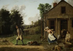 Rip Van Winkle Chased from Home by Dame Van Winkle, 1880 (oil on canvas) Rip Van Winkle Chased from Home by Dame Van Winkle, 1880 (oil on canvas)