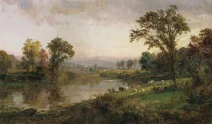 Riverscape - Early Autumn, 1888 (oil on canvas) Riverscape - Early Autumn, 1888 (oil on canvas)
