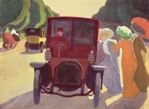 The Road with Acacias, 1908 (gouache on paper) The Road with Acacias, 1908 (gouache on paper)