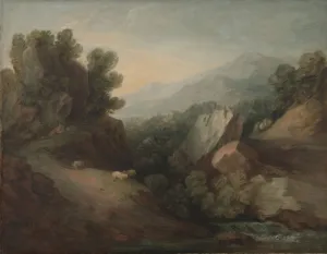 Rocky, Wooded Landscape with a Dell and Weir, c.1782-83 (oil on canvas) Rocky, Wooded Landscape with a Dell and Weir, c.1782-83 (oil on canvas)
