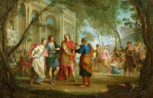 Roland Learns of the Love of Angelica and Medoro (oil on canvas) Roland Learns of the Love of Angelica and Medoro (oil on canvas)