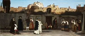 Images Dated 9th June 2011: Roman Street Scene, 1872 (oil on canvas)