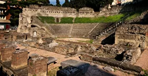 The Roman Theatre, 1st century, Trieste, Italy (photo)