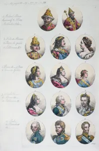 The Romanov Dynasty, from Costume Antico e Moderno by Gulio Ferrario, c The Romanov Dynasty, from Costume Antico e Moderno by Gulio Ferrario, c