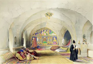 Room in an Armenian Convent, in Jerusalem (colour litho) Room in an Armenian Convent, in Jerusalem (colour litho)