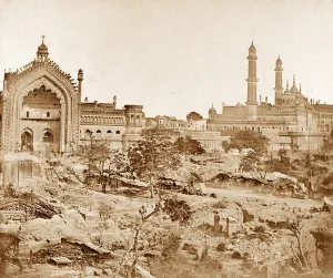 Room-i-darwazar or the Constantinople Gate, Lucknow (b/w photo) Room-i-darwazar or the Constantinople Gate, Lucknow (b/w photo)
