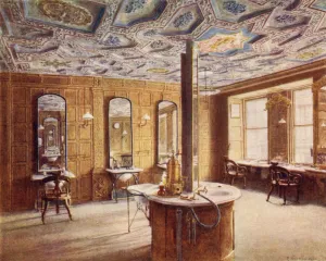 Room in Inner Temple Gate-house, 1899 (colour litho) Room in Inner Temple Gate-house, 1899 (colour litho)