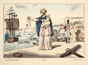 Rosabell, pub. 1806 (hand coloured engraving) Rosabell, pub. 1806 (hand coloured engraving)