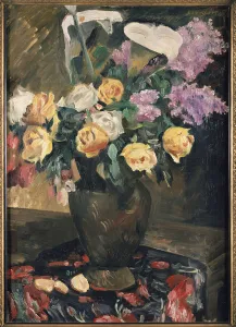 Roses, Lilac and Lilies, 1913 (oil on canvas) Roses, Lilac and Lilies, 1913 (oil on canvas)
