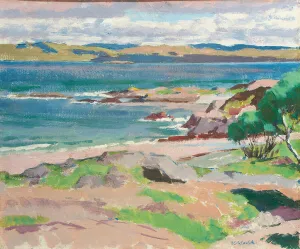 Ross of Mull from Traigh Mhor, Iona (oil on board) Ross of Mull from Traigh Mhor, Iona (oil on board)