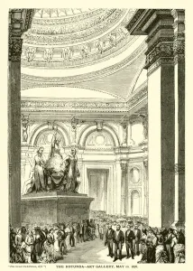 The Rotunda, Art Gallery, 10 May 1876 (engraving) The Rotunda, Art Gallery, 10 May 1876 (engraving)