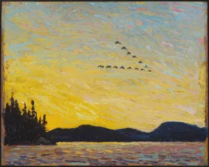 Impasto Gallery: Round Lake, Mud Bay, 1915 (oil on panel)