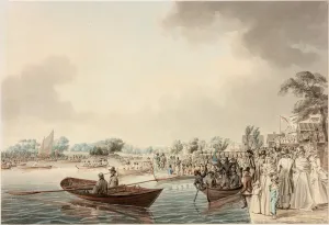 Rowing Match at Richmond, Surrey, (Birthday of the Duke of Clarence) (w/c on paper) Rowing Match at Richmond, Surrey, (Birthday of the Duke of Clarence) (w/c on paper)