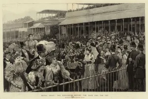 Royal Ascot, the Enclosure before the Race for the Cup (engraving) Royal Ascot, the Enclosure before the Race for the Cup (engraving)