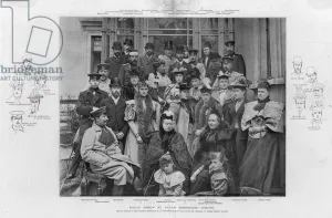 Royal group at Palais Edinburgh, Coburg, 1894 (b/w photo) Royal group at Palais Edinburgh, Coburg, 1894 (b/w photo)