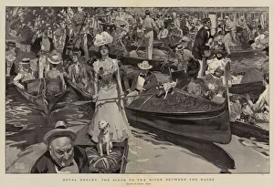 Royal Henley, the Scene on the River between the Races (litho) Royal Henley, the Scene on the River between the Races (litho)