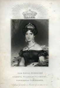 Her Royal Highness Augusta Wilhelmina Louisa, Duchess of Cambridge (engraving) Her Royal Highness Augusta Wilhelmina Louisa, Duchess of Cambridge (engraving)