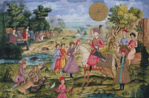 Royal Hunt, from Isfahan, Iran (gouache on paper) Royal Hunt, from Isfahan, Iran (gouache on paper)