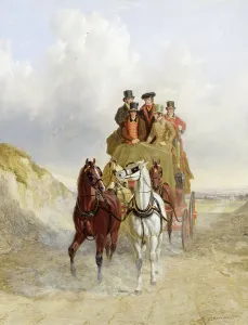 The Royal Mail Coach on the Road, 1841 (oil on panel) The Royal Mail Coach on the Road, 1841 (oil on panel)
