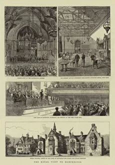 Duke Of Edinburgh Gallery: The Royal Visit to Manchester (engraving)