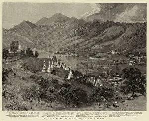The Ruby Mines, Valley of Mogok, Upper Burma (engraving) The Ruby Mines, Valley of Mogok, Upper Burma (engraving)