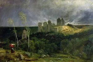 The Ruins of Chateau de Pierrefonds, 1861 (oil on canvas) The Ruins of Chateau de Pierrefonds, 1861 (oil on canvas)