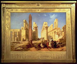 The Ruins of the Palace of Karnak at Thebes, 1856 (panel) The Ruins of the Palace of Karnak at Thebes, 1856 (panel)