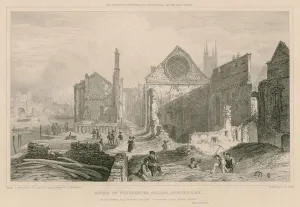 Ruins of Winchester Place, Southwark, London (engraving) Ruins of Winchester Place, Southwark, London (engraving)